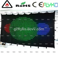 flexible led curtain screen and led curtains