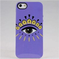 for iPhone 5 5S NEW Fashion Kenzo Eye Hard Plastic phone Case Cover-light purple