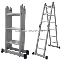 multifunctional ladder aluminium multipurpose ladder WG607-370 4X3steps 12rungs