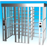 stainless steel double turnstile gate full height