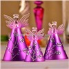 2014 Popular Promotion Holiday Gift * Glass Christmas Angel Set