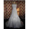 A Line Wedding Gowns K023,Lotus Neckwear,organza wave