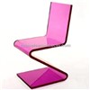 S Style Acrylic Dinning Chair  Different Colors