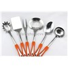 Plastics Handle Cutlery Set Dinner Spoon Tableware Kitchen Set