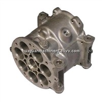 Aluminum Alloy Casting with Powder Coating Finish, Used in Motor Shell and Auto Parts