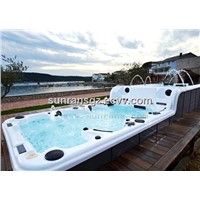 Balboa system luxury massage outdoor swimming pool spa