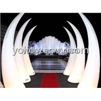 Decorative Inflatable Lighting Horn Inflatable Stage Props