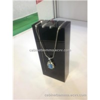 Desktop PMMA Necklace Holder Acrylic Pedestal Block