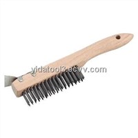 2013Hot Sale Wooden Handle Wire Brush