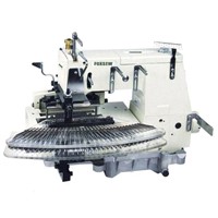 25 or 33 Needle Flat-Bed Double Chain Stitch Sewing Machine (Tuck Fabric Seaming)