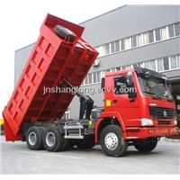 336hp Sinotruk Howo 6x4 Dump Truck Cold A/C