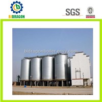 Galvanized storage steel silo