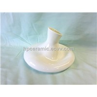 Hand Throw White Ceramic Vase, Interior Vase