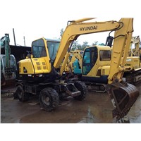 Used Hyundai 60-7 Wheel Excavator/Wheel Excavator / IN GOOD CONDITION