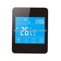 IPhone Style Touch Screen Fan Coil Cooling Room Thermostat BAC-ED928