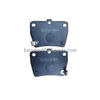 Kapaco hi-q brake pad raw metallic D1051-7955