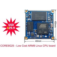Low cost Linux Embedded SMD AT91SAM9G25 ARM9 module,only $29.9