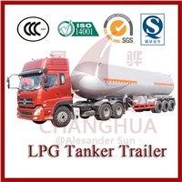 Lpg tanker semi trailer with 3 axles for sale with 3 axles for sale