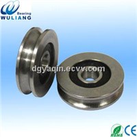 Newest 608RS small stainless steel pulley u groove pulley