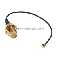 RF cable assembly with U.FL connector