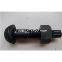 Supplying Bolts And Nuts Black 4.8 Grade/Round Head Bolts Supplier/Hex Bolts Specification