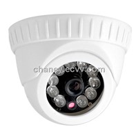 White 10 LEDs Indoor 1/3 CMOS 1200TVL Color cctv Security 3.6mm Surveillance dome Camera