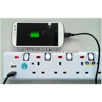 electrical socket with USB for PAD/Phone