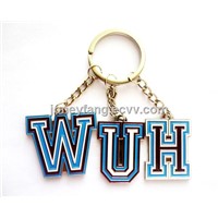 mass production metal letter keychain