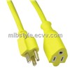 UL/CSA approval NEMA 5-15P/5-15R UL indoor extension cord