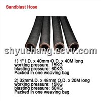 Sandblast hose,rubber hose,suction hose for sandblasting and grinding