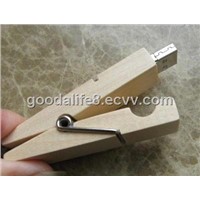 Wood clip usb memory stick,Wood clip usb flash disk