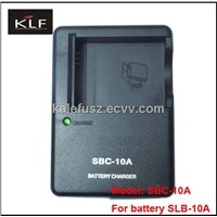 Camera Battery Charger SBC-10A for Samsung Battery SLB-10A