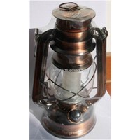 Dimmer-Controlled Antique LED Hurricane Lantern