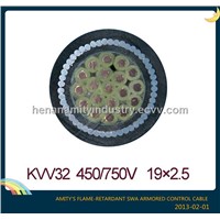 Flame-retardant PVC insulated SWA armored control cable