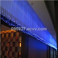 fibre optic sparkle curtain with 45W DMX RGB led light source for a