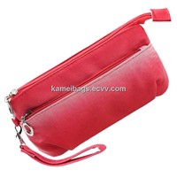 PU Cosmetic Bag(Km-Cob0019), Women Handbag, Promotion Bag, Make up Bag, Toiletry Bag, Waist Bag