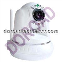 Surveillance WIFI Pan Tilt Dome IP Network Camera With Built-in Microphone / CCTV Camera