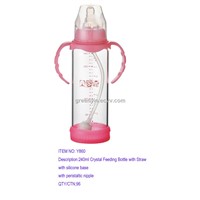 120ml  Crystal Glass Feeding Bottle