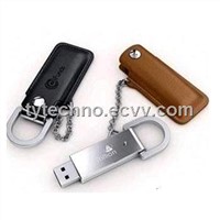 1GB-32GB Real Capacity Multifunction Leather USB Flash Disk
