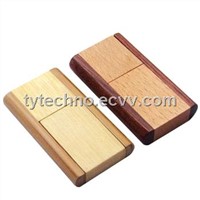 China Free Logo Printing Bamboo/Wooden USB Flash Memory Drive/Disk