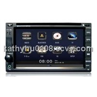 HOT SALE 6.2 inch universal car DVD player  with radio, rds, bluetooth, ipod, etc