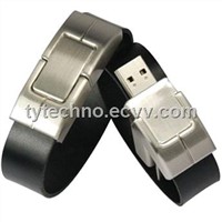 Real Capacity Multifunction Leather USB Flash Disk