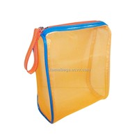 Mesh Cosmetic Bag (KM-MSB0061), Toiletry Bags,Make up Bags, Mesh Bags, Storage Bags