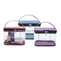 PVC Bag(Km-Pvb0136), PVC Zipper Bag, Promotion Packing Bag, Cosmetic Bag, Makeup Bag