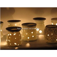 Transparent Glazed Ceramic Incense Burner, Aroma Burner
