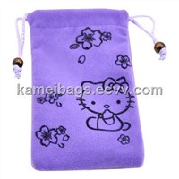 i-Phone Bag (KM-VEB0056), Cell Phone Bags, Velvet Bags, Drawstring Bag, Gift Packing Bags