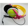 Promotional Gift Colorful PC Clearly Voice Headphone and Earphone