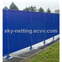Corrugated Sheet Hoarding Panel Size 2000x2160mm U-profile 50-30-50mm