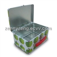 Handle Tins, Metal Lunch Tin boxes, Gift tins ,Tin Lunch box with handle