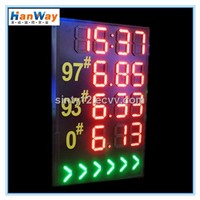 LED Gas/Oil Price  display clock board